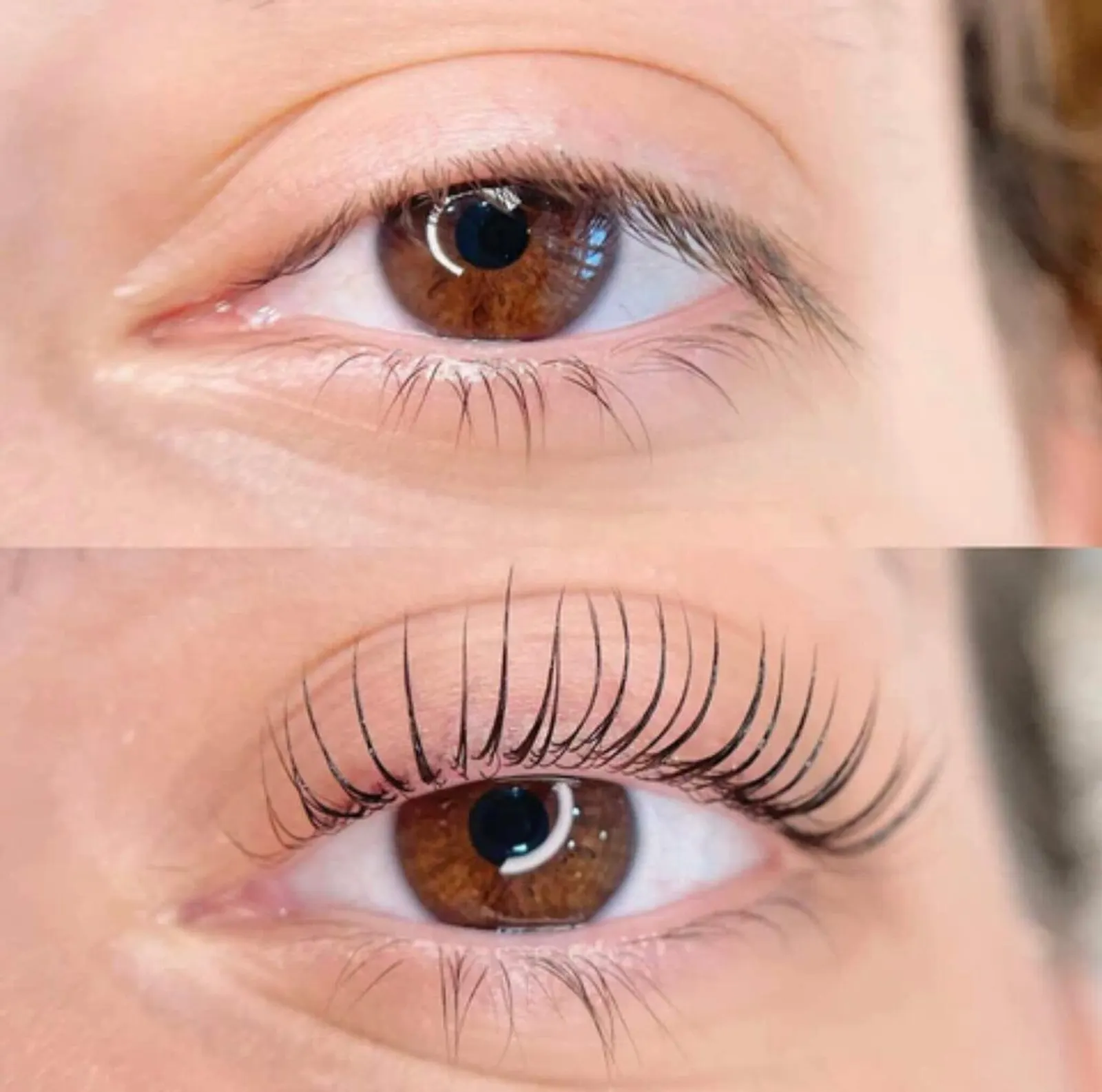Lash Lift & Tint - Before and After