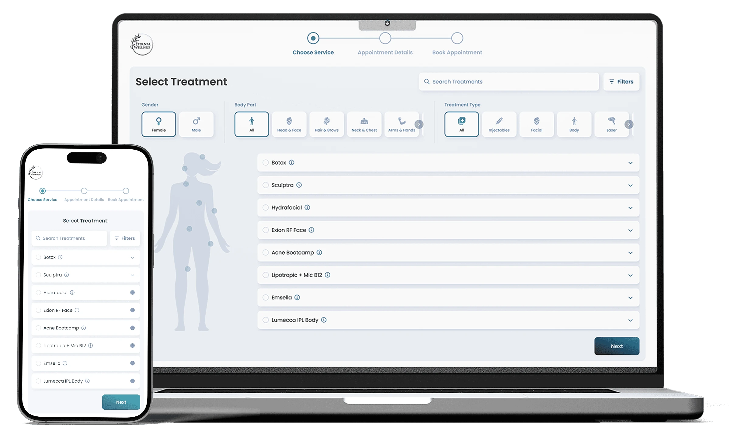 Virtual consultation at Eternal Wellness Medical Spa