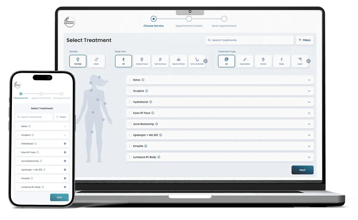Virtual consultation at Eternal Wellness Medical Spa
