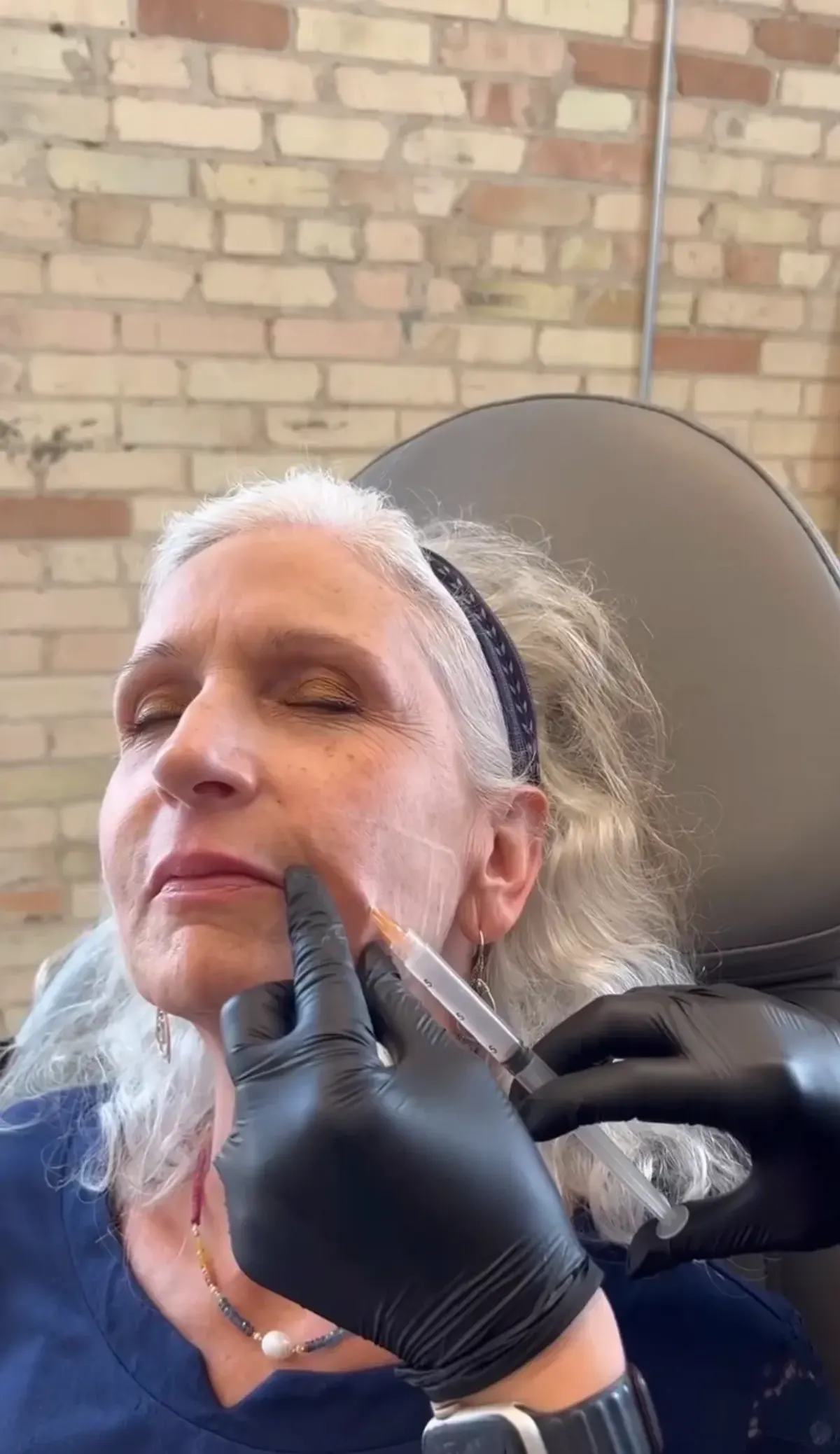 Confident patient portrait after Restylane at Eternal Wellness Traverse City