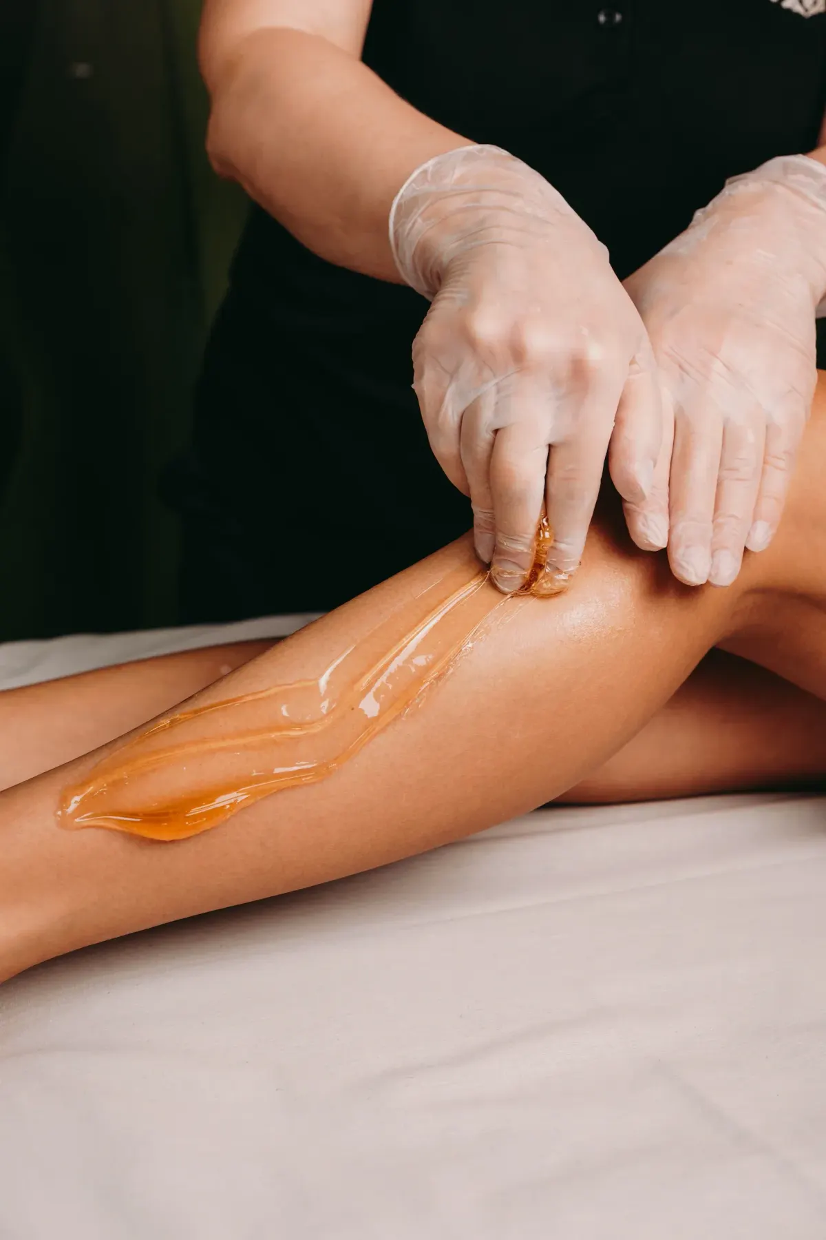 Confident patient portrait after spa waxing at Eternal Wellness Traverse City