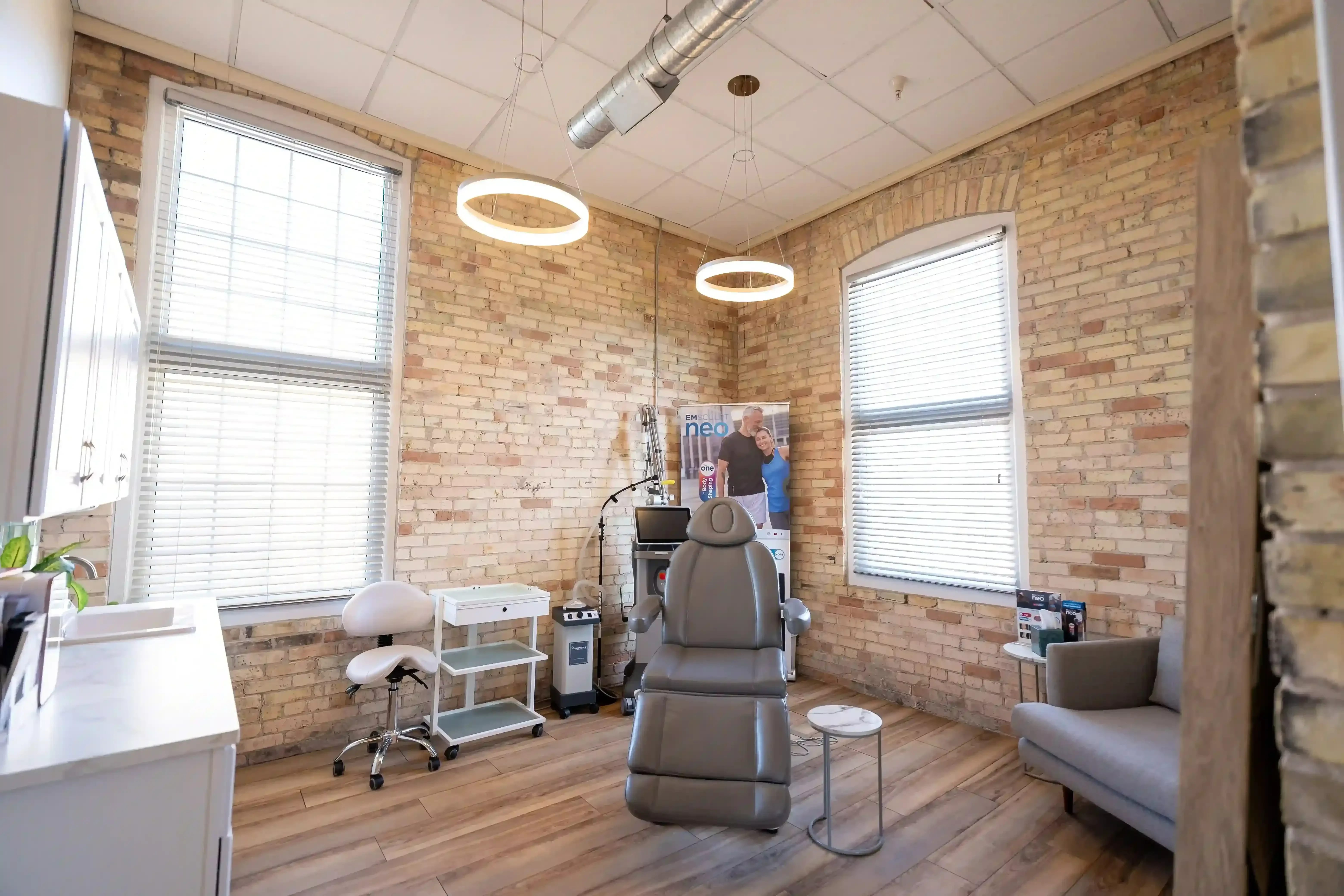 Patient receiving Toro Laser treatment at Eternal Wellness Medical Spa in Traverse City, MI